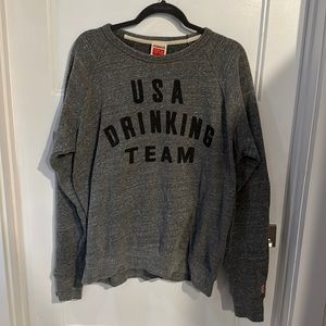Men’s Sweatshirt - Homage Brand - “USA Drinking Team”. Size XL